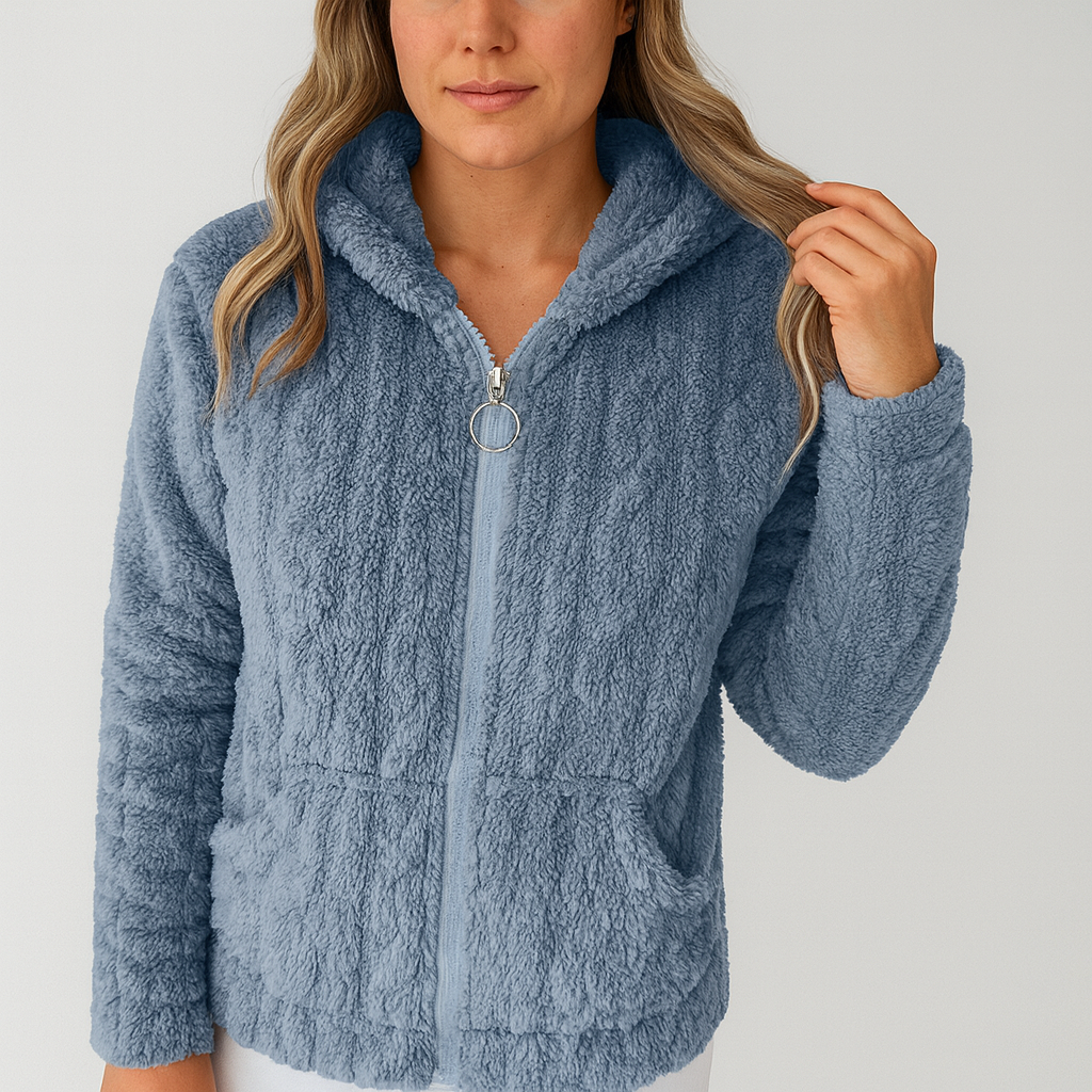 Liv | Fleece-Kapuzenpullover mit Reißverschluss