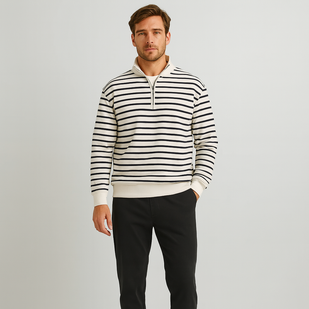 Loran | Gestreifter Pullover für Herren