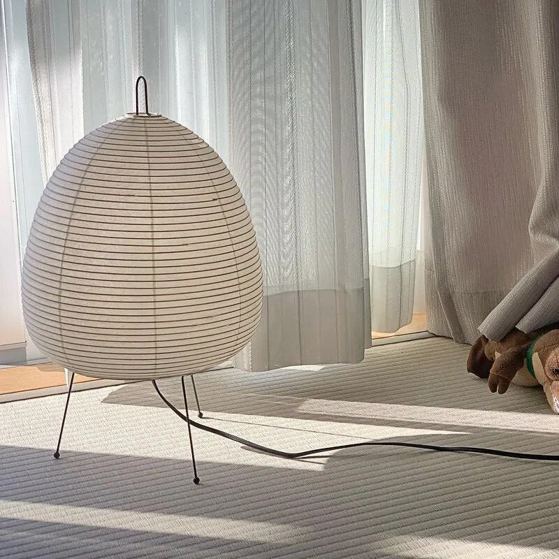 LumiGlow Japanische Reis-Papier Lampe – Stilvolle Innenbeleuchtung