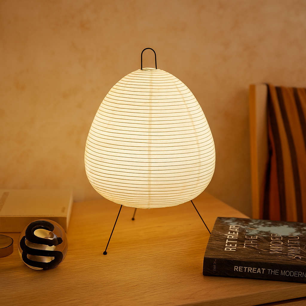 LumiGlow Japanische Reis-Papier Lampe – Stilvolle Innenbeleuchtung