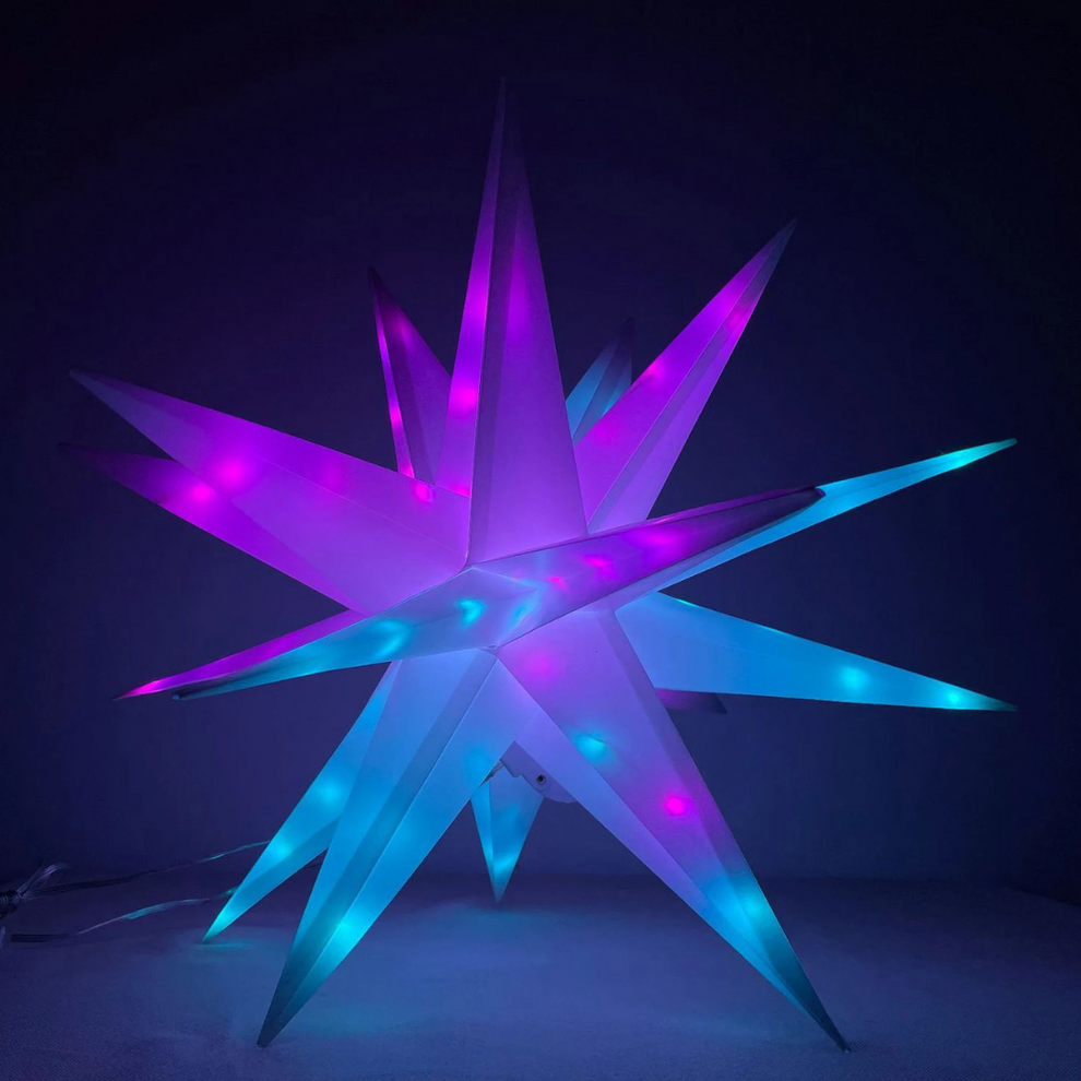StarGlow - Buntes LED hängendes Sternenlicht mit Fernbedienung