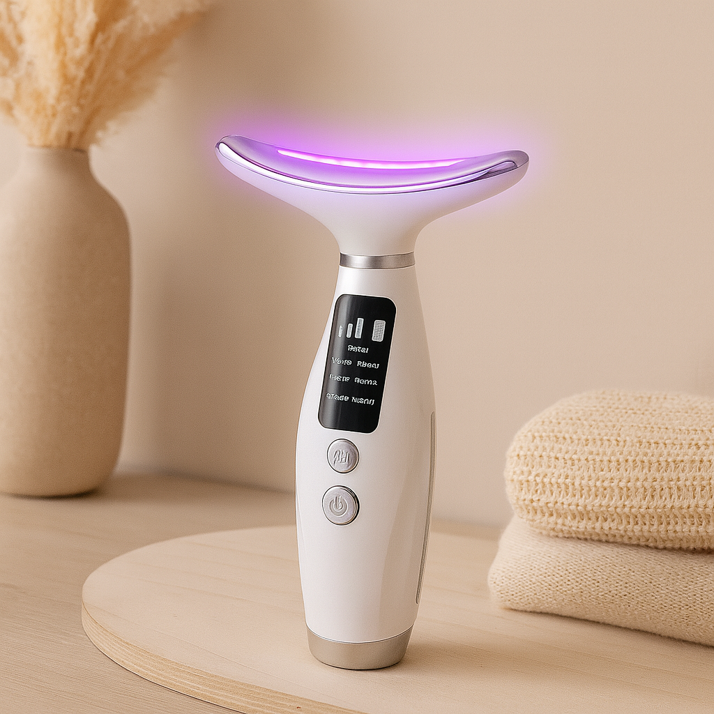 Lumivive | Wiederaufladbares Gesichts- und Nackenmassagegerät