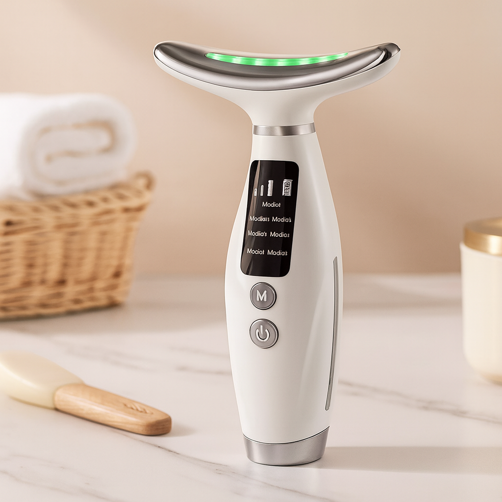 Lumivive | Wiederaufladbares Gesichts- und Nackenmassagegerät