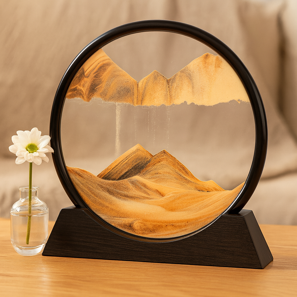 Lunareve | Kinetische Sandlandschaft Ornament