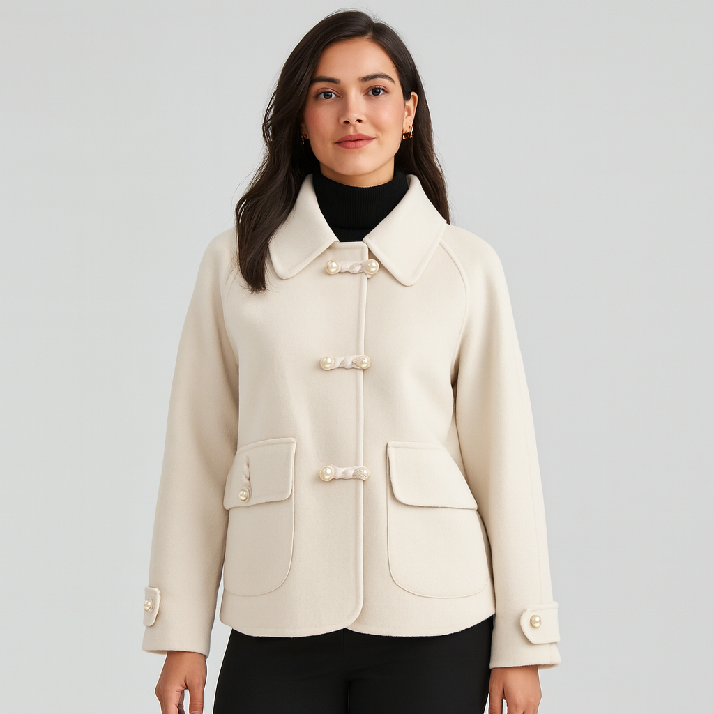 Lunavia | Eleganter Mantel aus Wollmischung