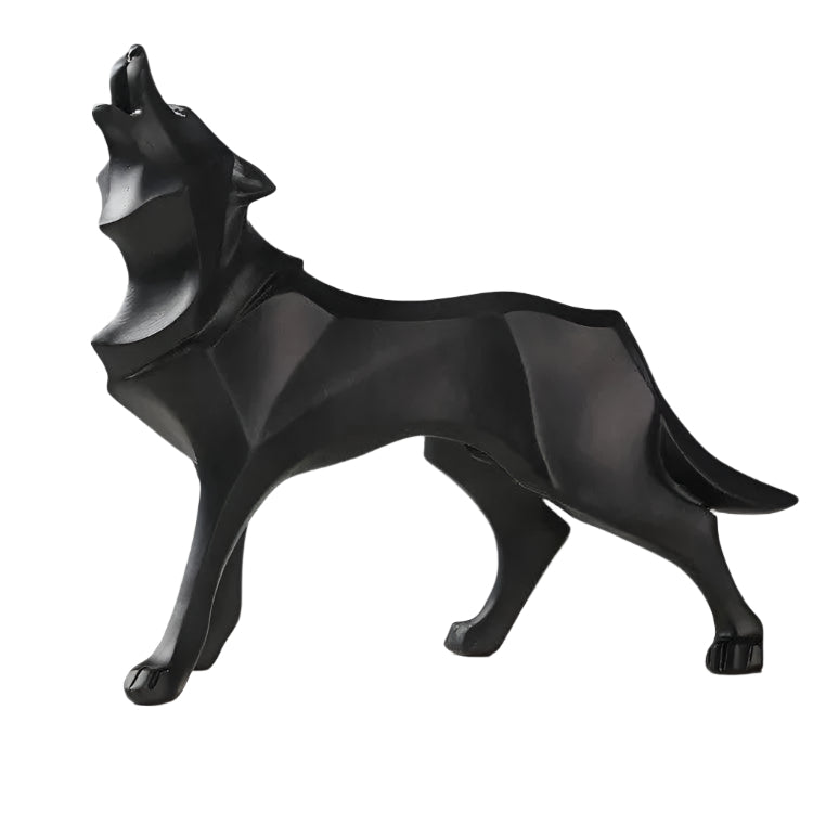 LupoForm – Geometrische Wildschwein-Skulptur mit spitzwinkligem Design für moderne Räume