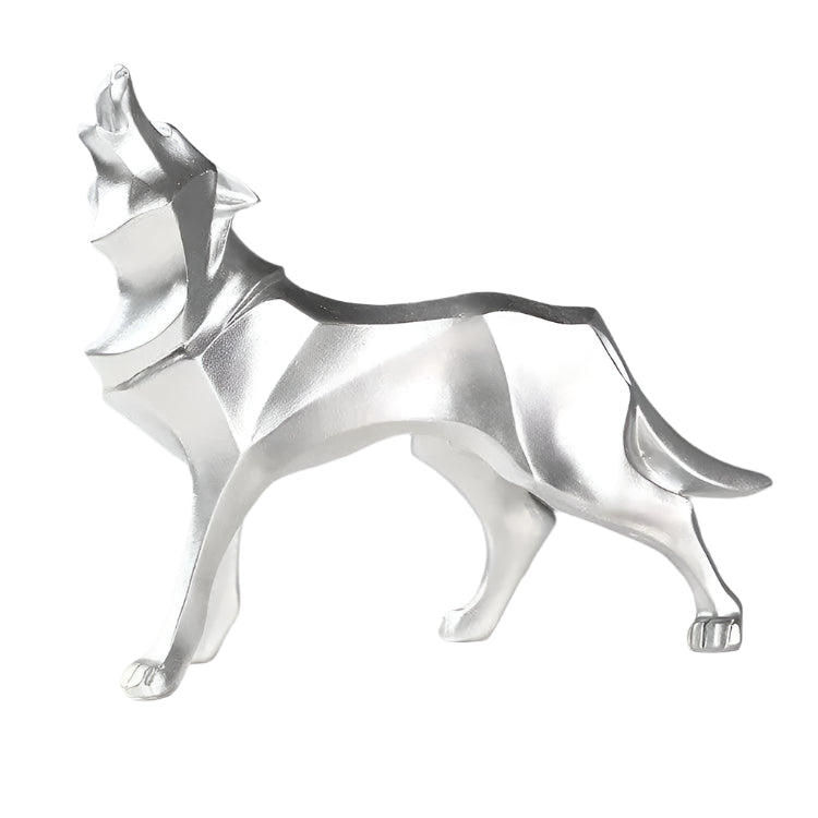 LupoForm – Geometrische Wildschwein-Skulptur mit spitzwinkligem Design für moderne Räume