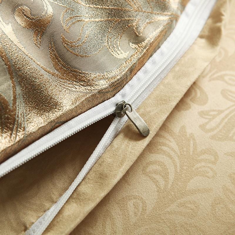 SatinLuxe Bettwäsche-Set mit Glatter Oberfläche und Schlanken Kissenbezügen