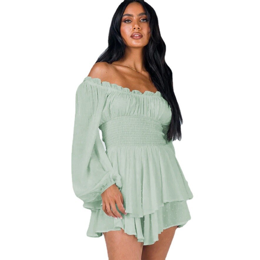 Sophia Elegante Off-Shoulder Sommerkleid für Frauen