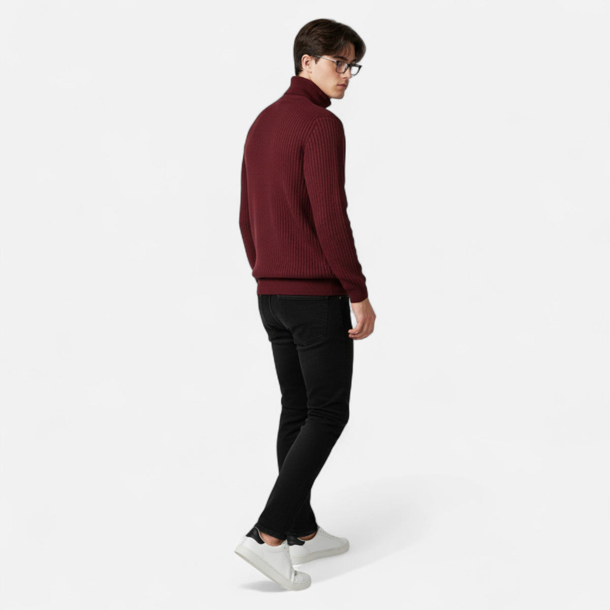 Herren-Rollkragenpullover | Lässiger Stil