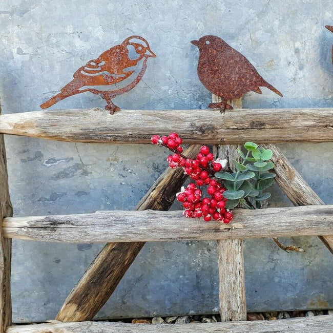 Rostige Metallvogel Garten Dekoration