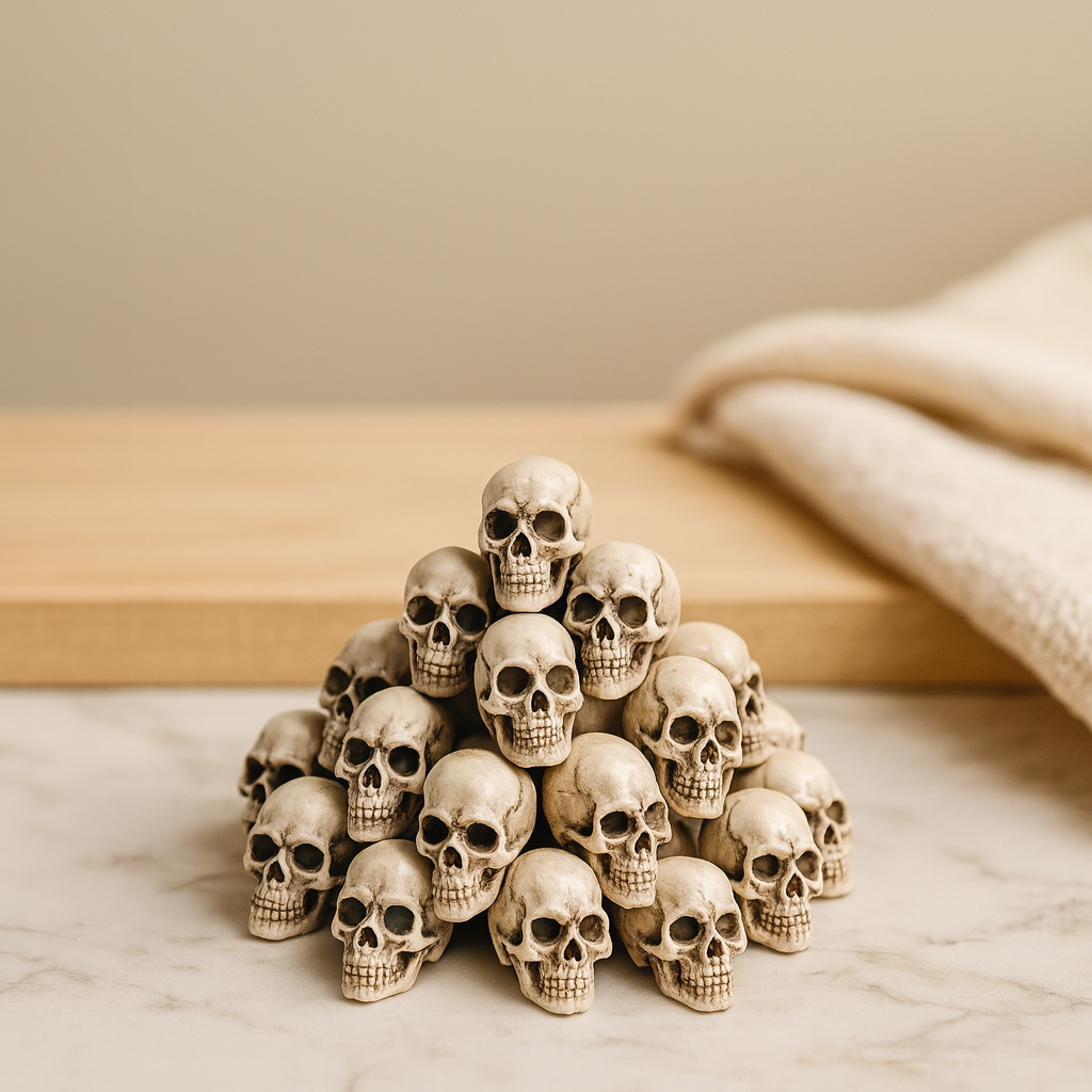 Mini-Skulpturen-Set – 30/50/100 Figuren für Halloween und Gartendekoration