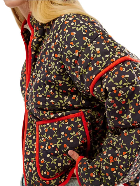Amor - Bohemian Patchwork gesteppte Jacke für Frauen