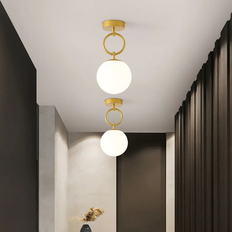 NordicLys Glasleuchter – Minimalistische LED Beleuchtung für elegante Einrichtung