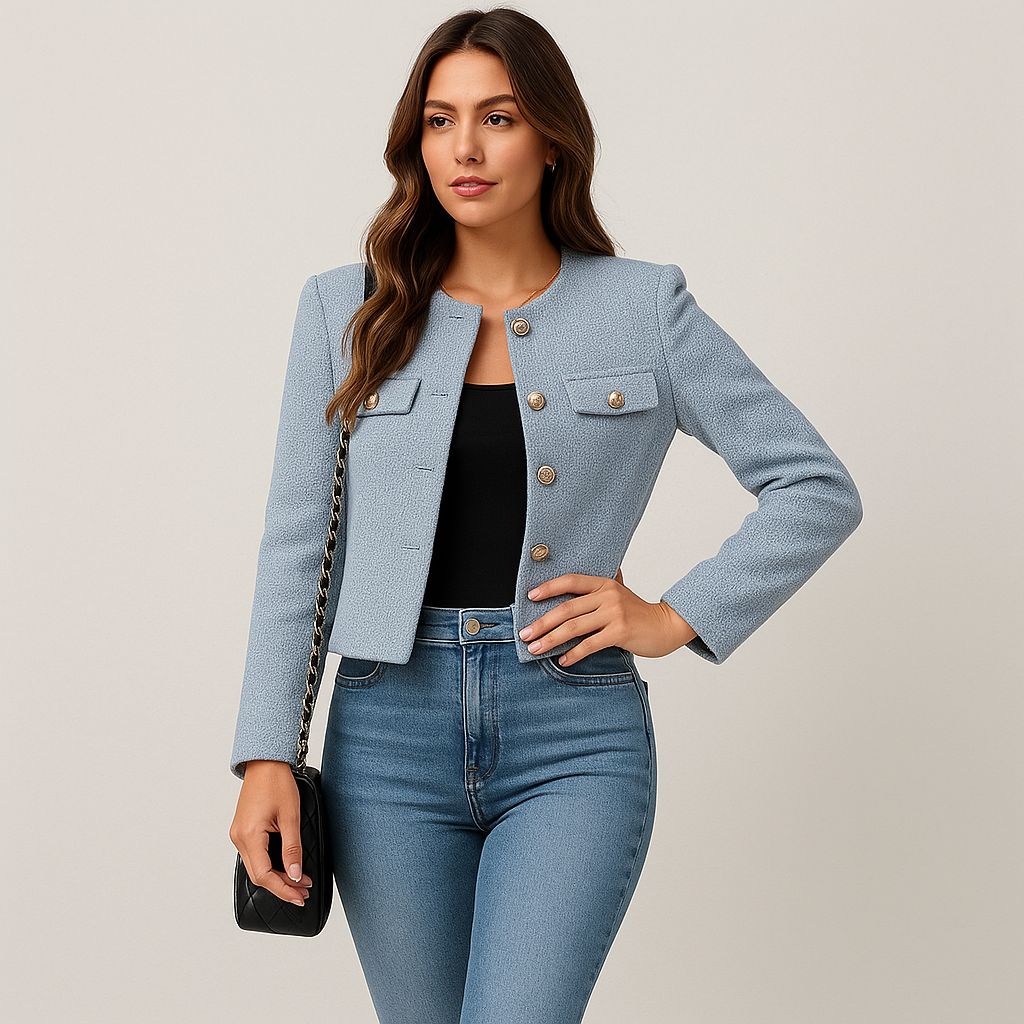 Monica | Eleganter Tweed-Blazer
