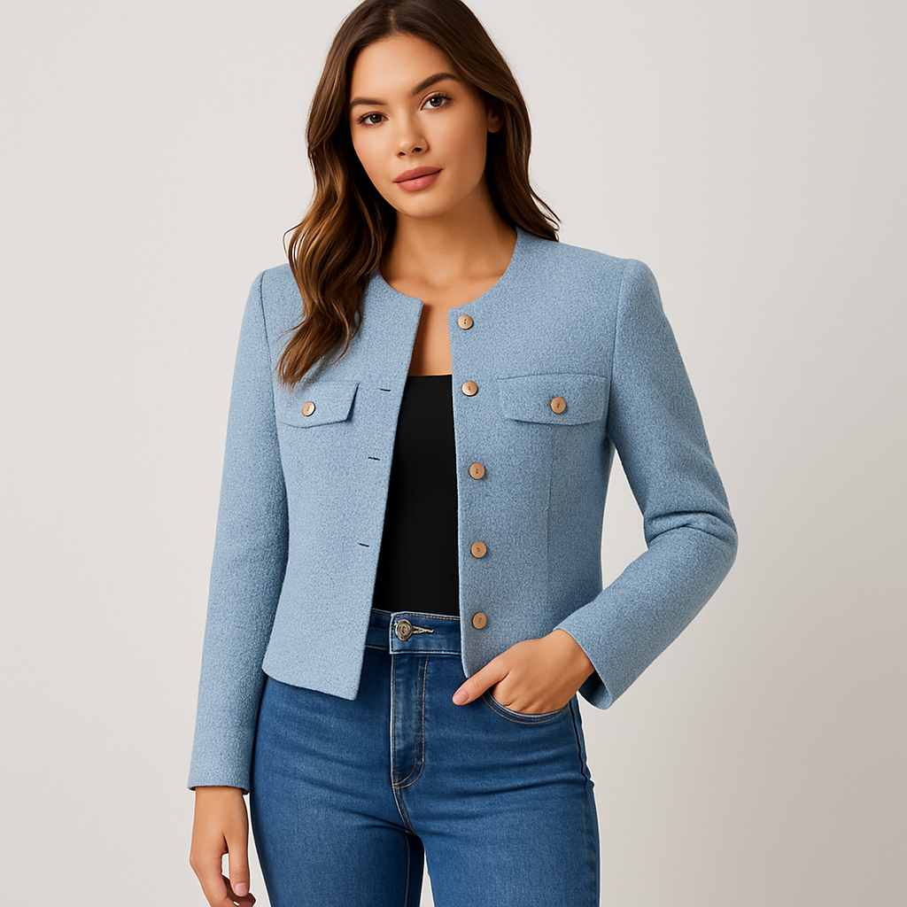 Monica | Eleganter Tweed-Blazer