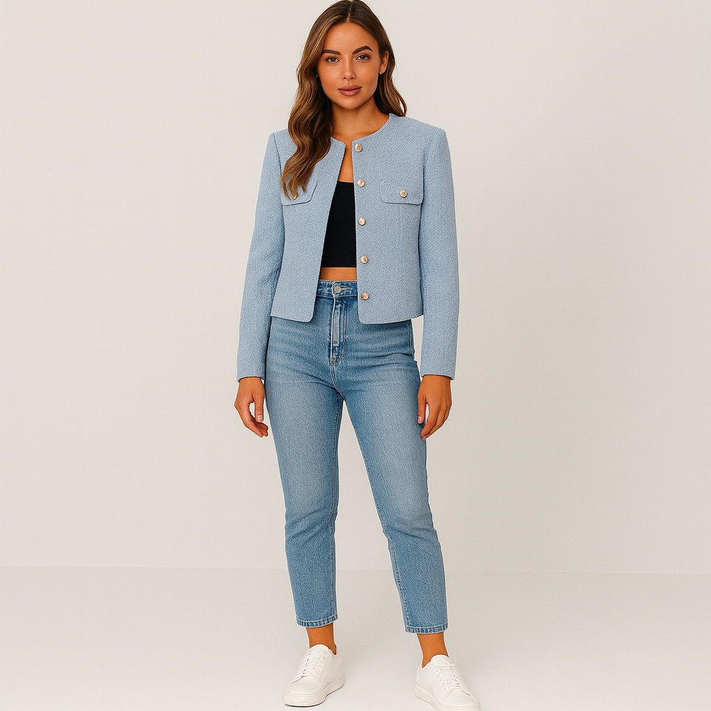 Monica | Eleganter Tweed-Blazer