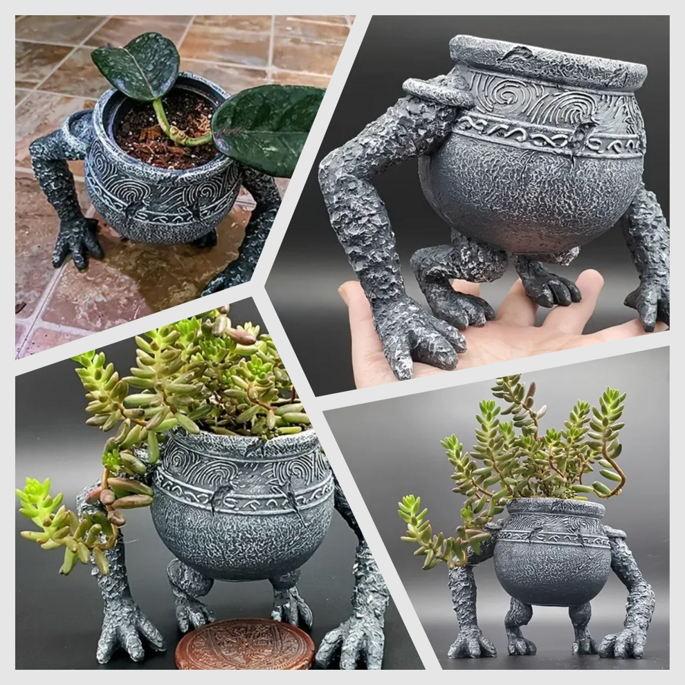 MonstroPot - Originelle, kreatur-inspirierte Pflanzkästen für Sukkulenten und Weinreben
