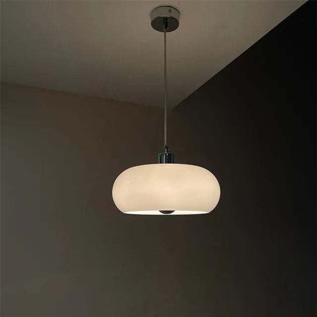 LumiOval - Elegante ovale Glas-Pendelleuchte