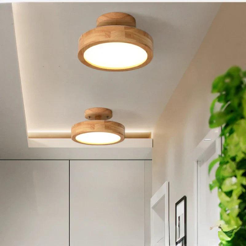 GlowFlow - Modern Glory Hardware made of Warm Wood