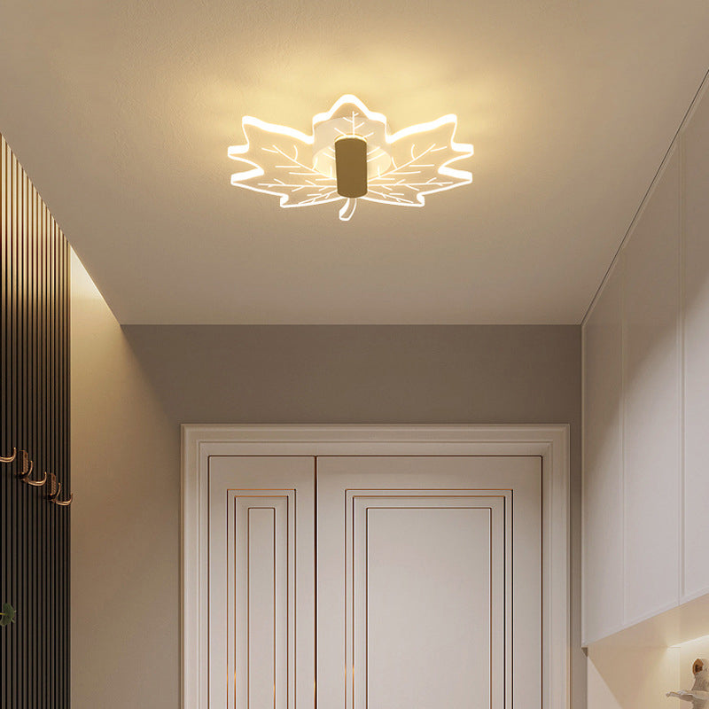 Moderne Leaf Nordic LED-Wandlampe für eine gemütliche Atmosphäre