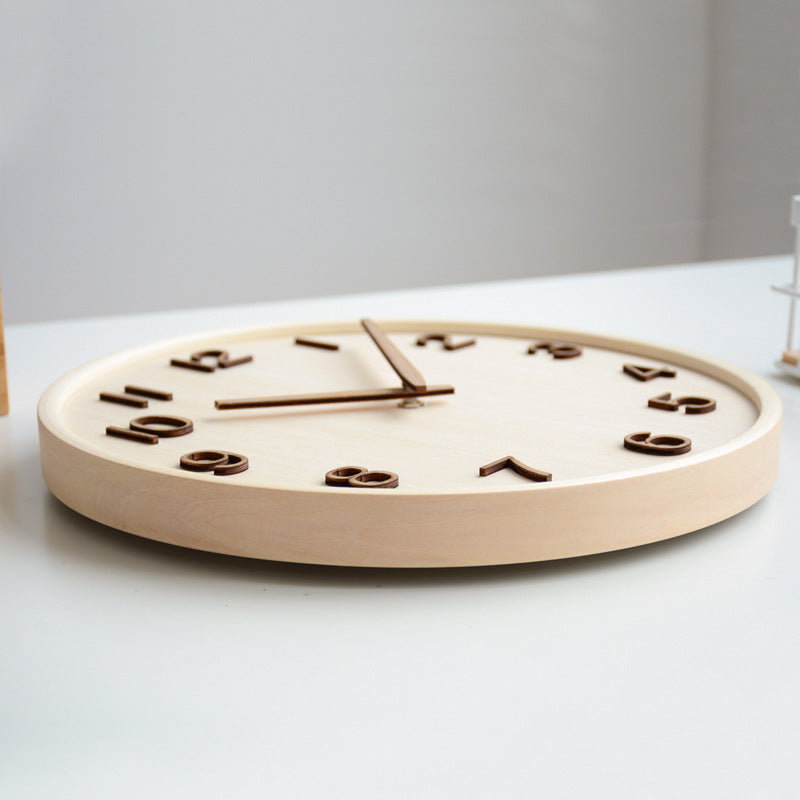 AestheticTone - nordische zeitlose Wanduhr aus Holz