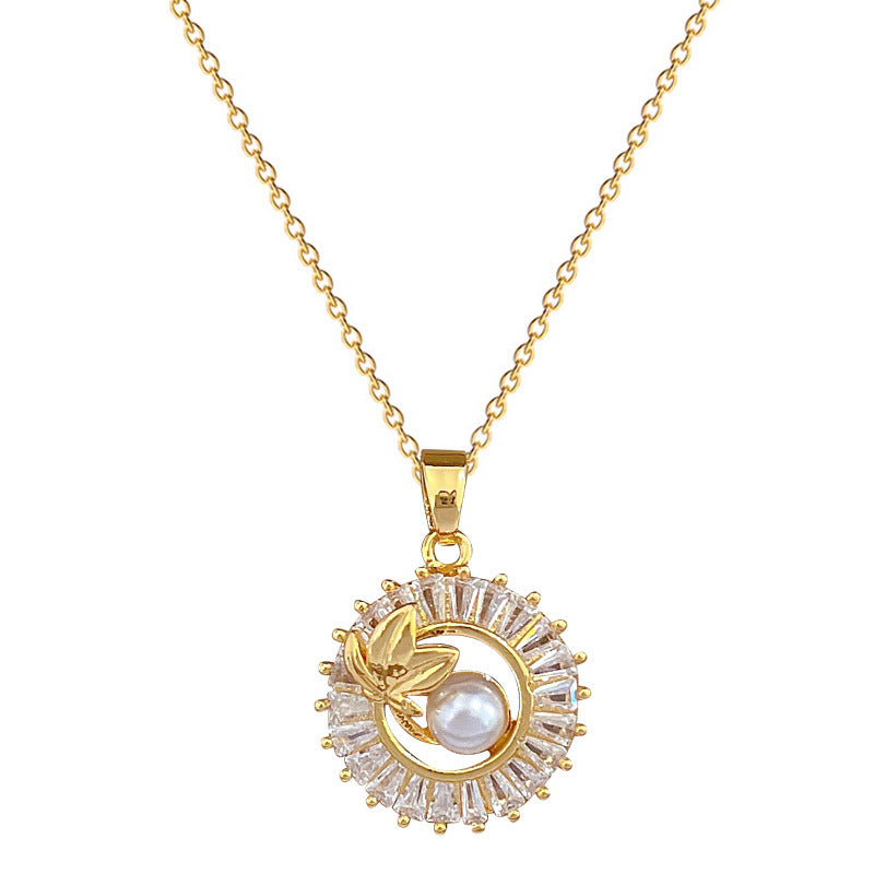 Daisy - Halskette und Ohrringe Perfektes Schmuckset