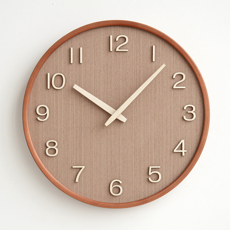AestheticTone - nordische zeitlose Wanduhr aus Holz