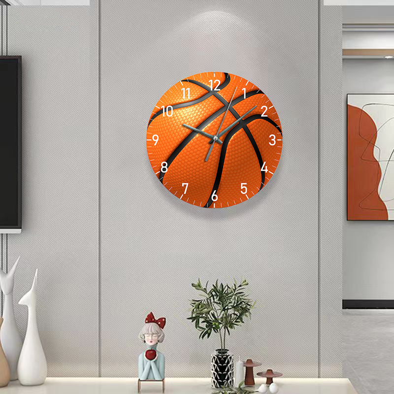 HoopsTime - Basketball Wanduhr