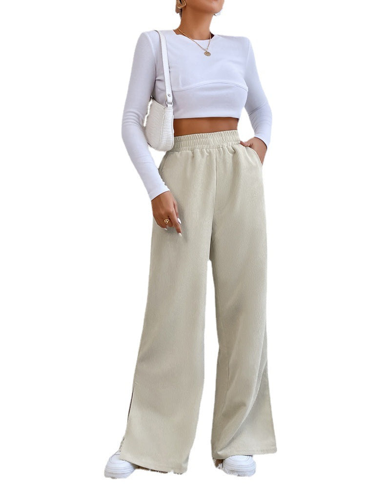 Ana | Elegante High-Waist Cordhosen für Frauen