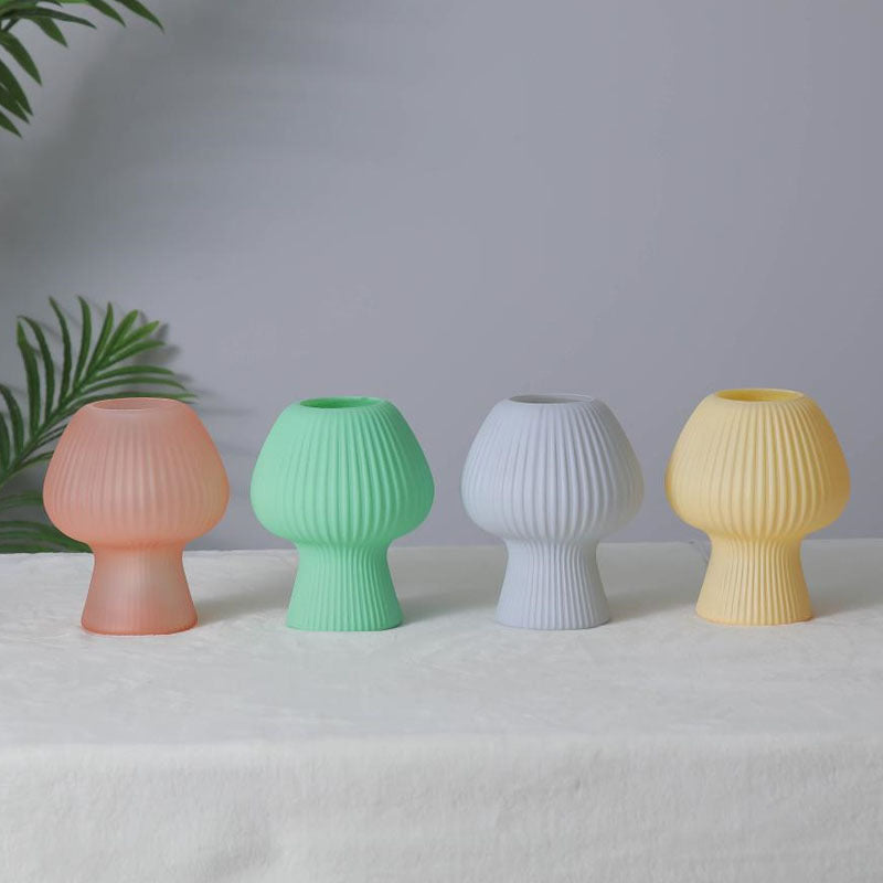 LumiMuse Vintage Glasbordlampe – Einstellbare LED-Nachtischlampe
