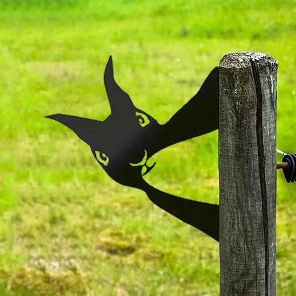 WildPost - Metall-Dyresilhuet-Zaunspitzen