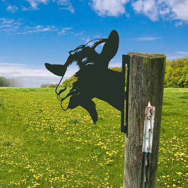 WildPost - Metall-Dyresilhuet-Zaunspitzen