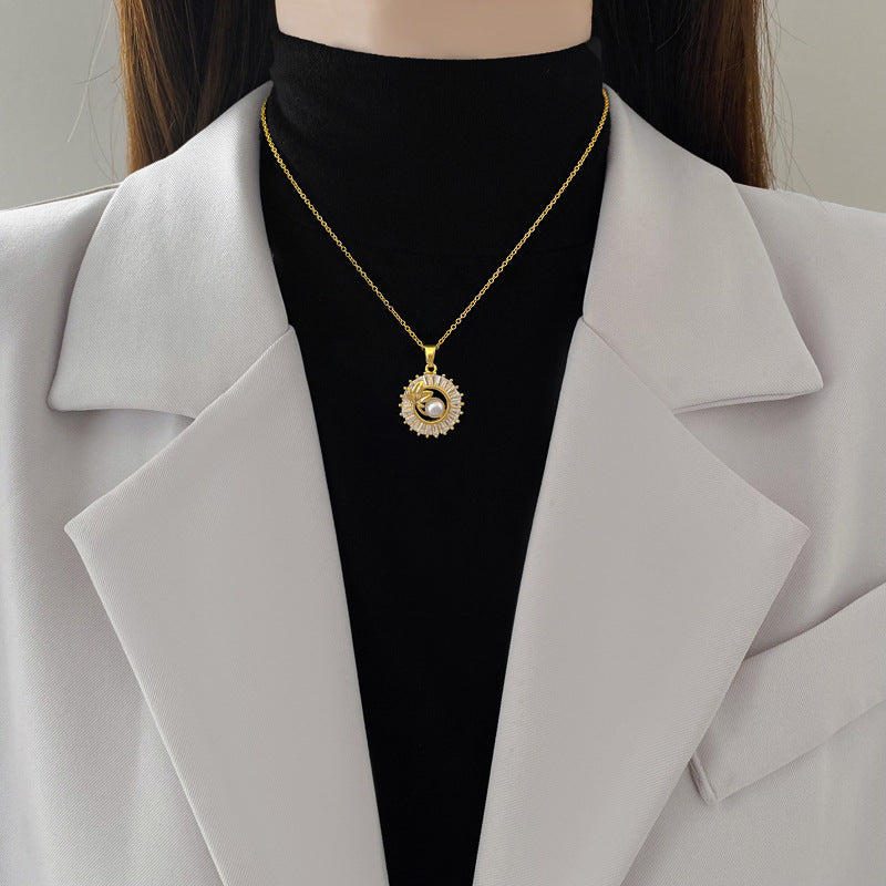Daisy - Halskette und Ohrringe Perfektes Schmuckset