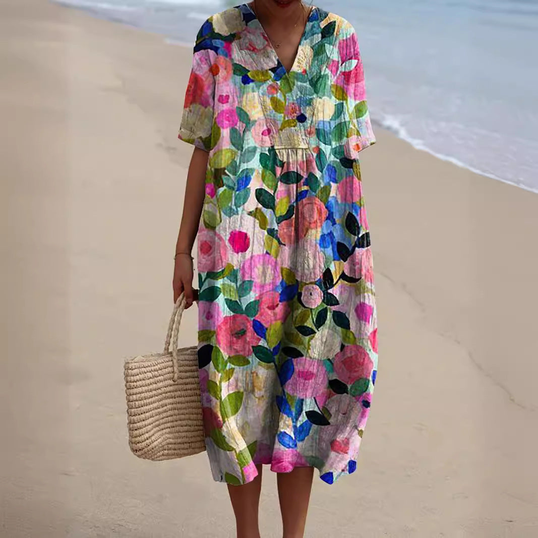 Elvira Blümchenkleid – Bunt und Elegant in Einem