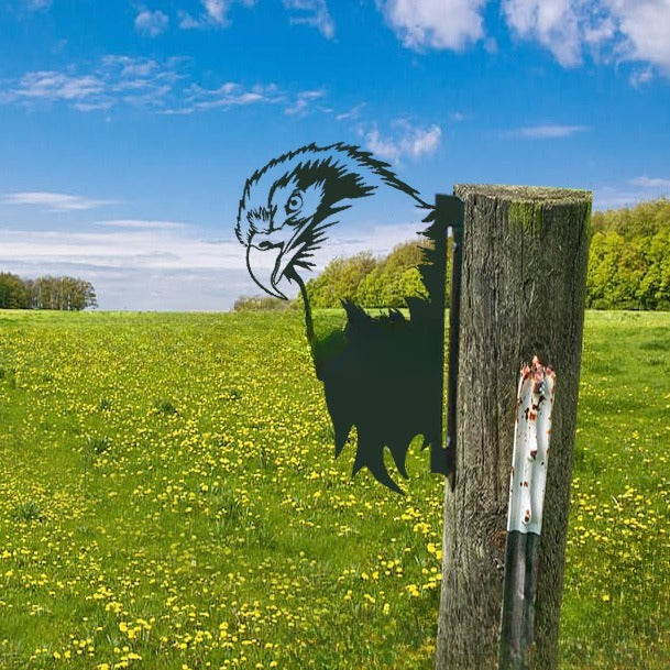 WildPost - Metall-Dyresilhuet-Zaunspitzen