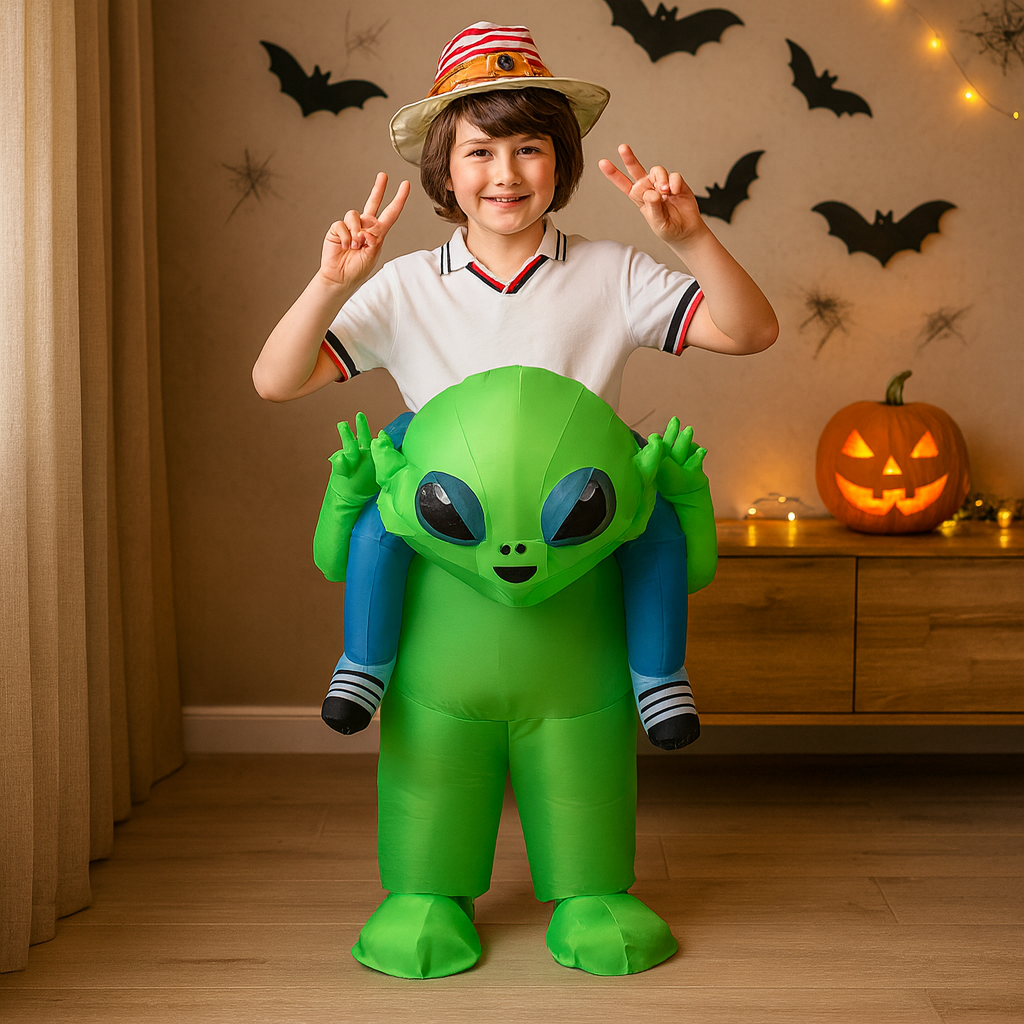 Orbitrax | Aufblasbares Außerirdischenkostüm