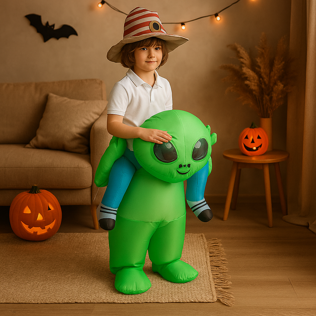 Orbitrax | Aufblasbares Außerirdischenkostüm