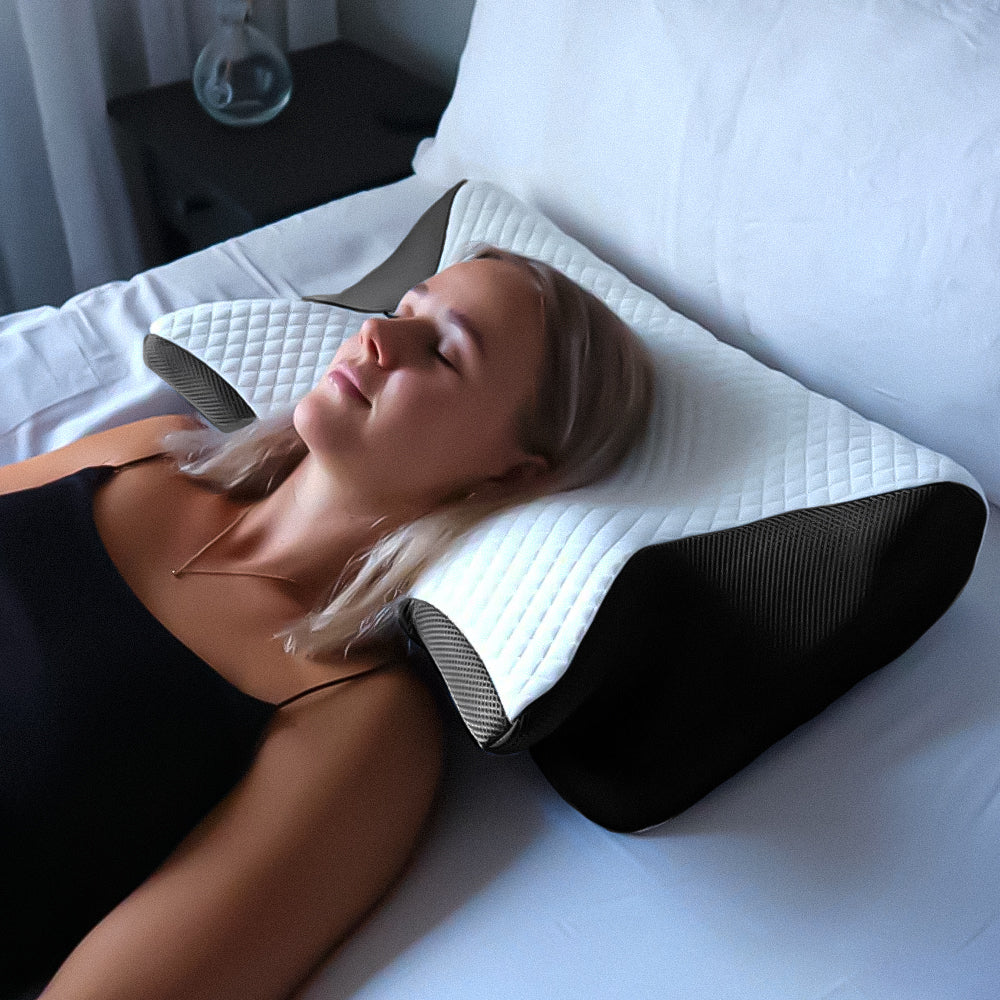 OrthoSleep Pro – Ergonomisches Orthopädisches Kissen für Nacken- & Rückenschmerzfreie Nächte