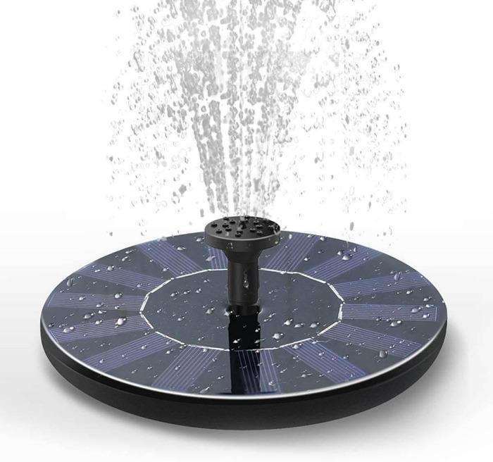 Sophia AquaGlow Solarbrunnen – Charmante Gartenvorlege