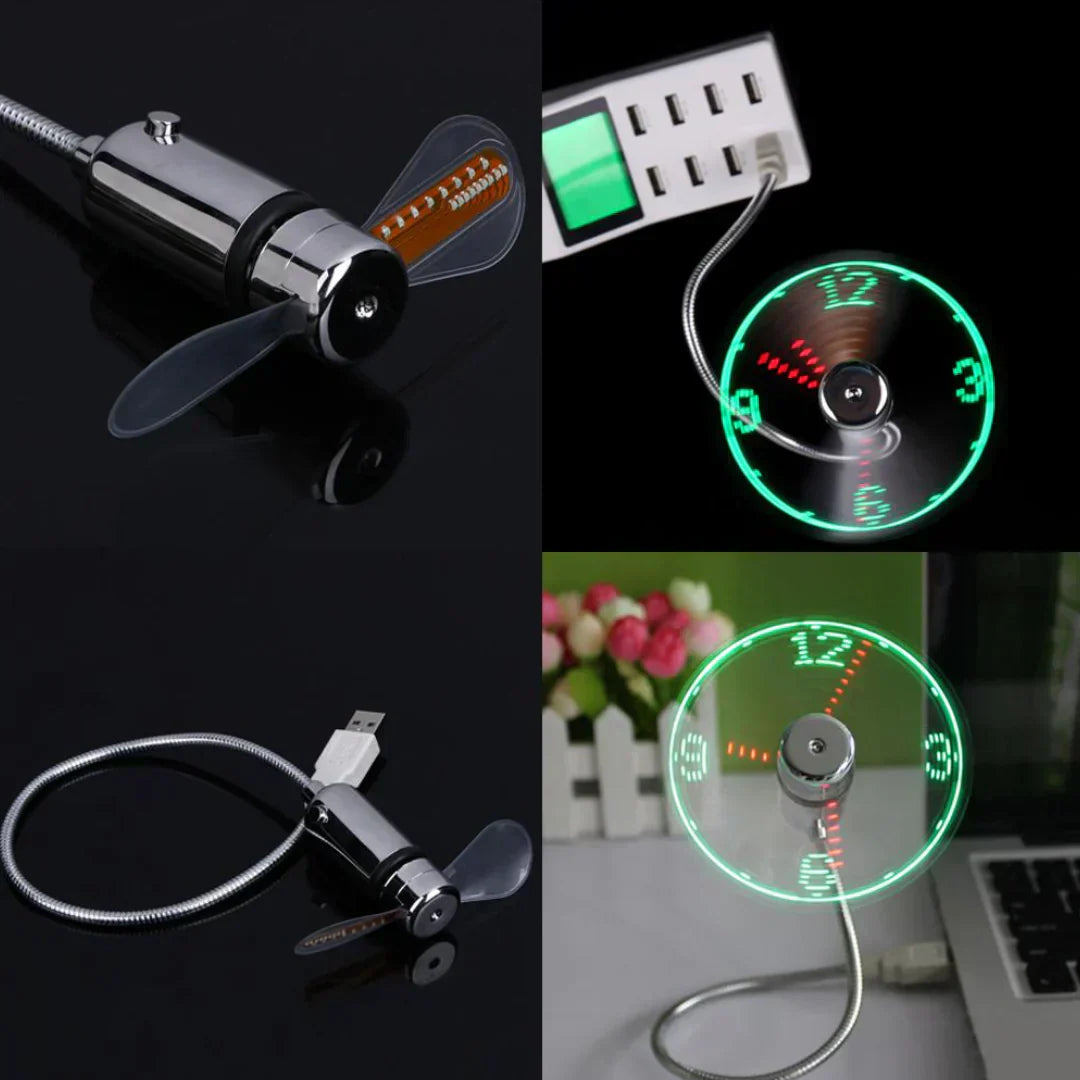 TimeBreeze - USB LED Ventilator Uhr