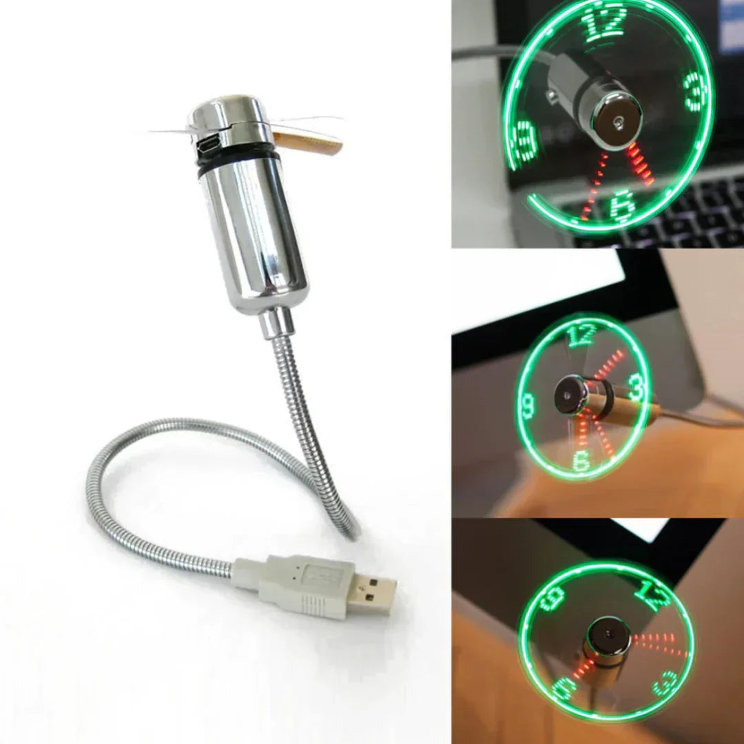 TimeBreeze - USB LED Ventilator Uhr