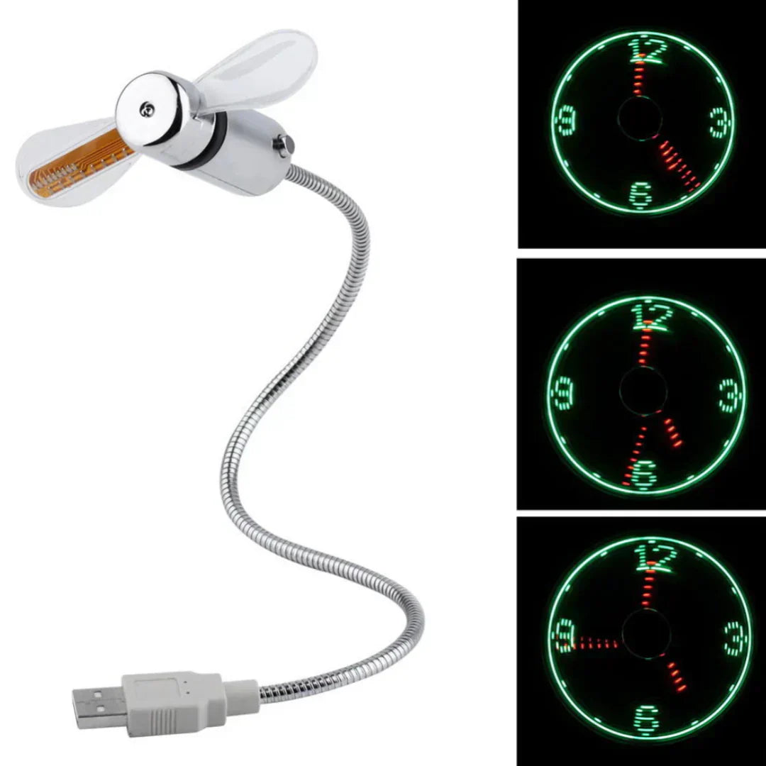 TimeBreeze - USB LED Ventilator Uhr