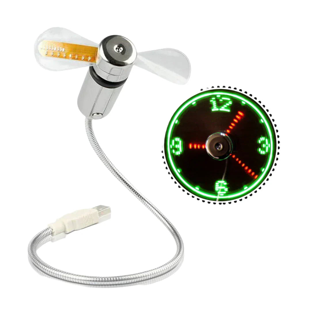 TimeBreeze - USB LED Ventilator Uhr