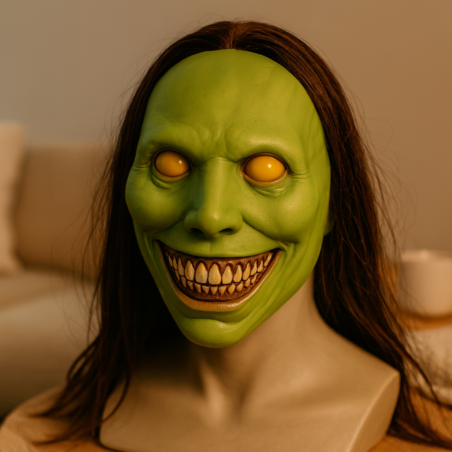 PhantomGlow | LED-Augen-Halloweenmaske