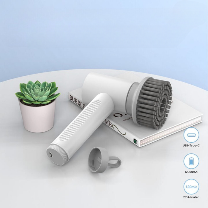 CleanForce – Elektrische Schrubzbürste Professionelle Küchen- und Herdreiniger
