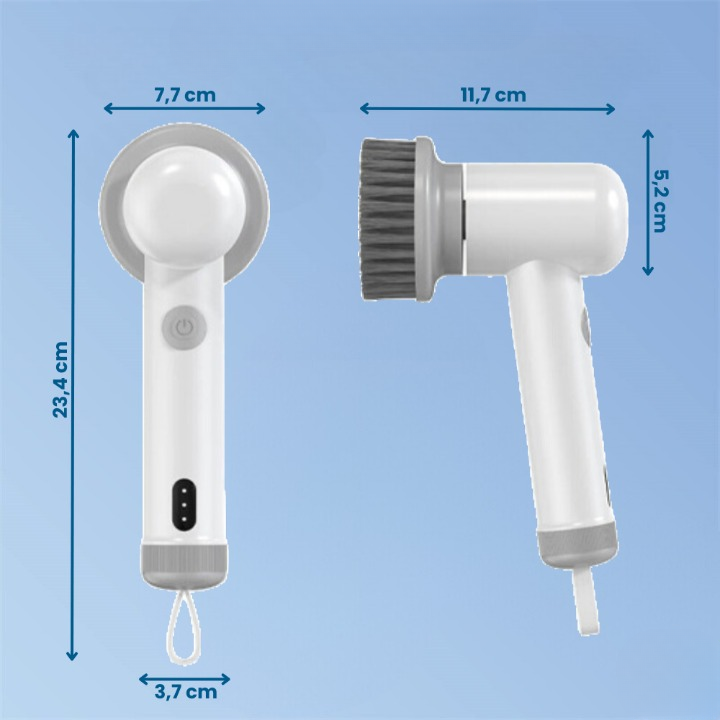 CleanForce – Elektrische Schrubzbürste Professionelle Küchen- und Herdreiniger