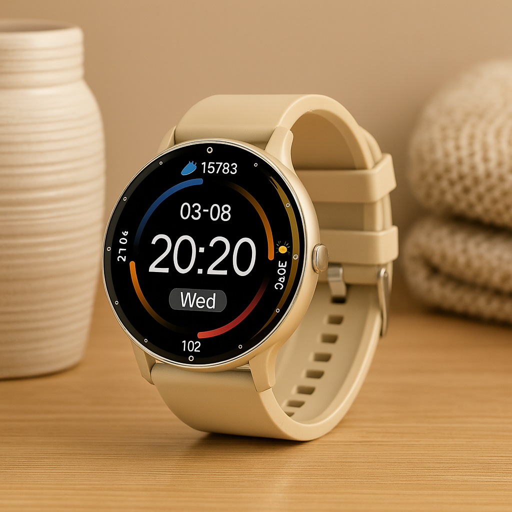 PulseSync | Cardio-Smartwatch mit Herzüberwachung, Anruf- und Nachrichtenbenachrichtigungen und ganztägigem Fitness-Tracking