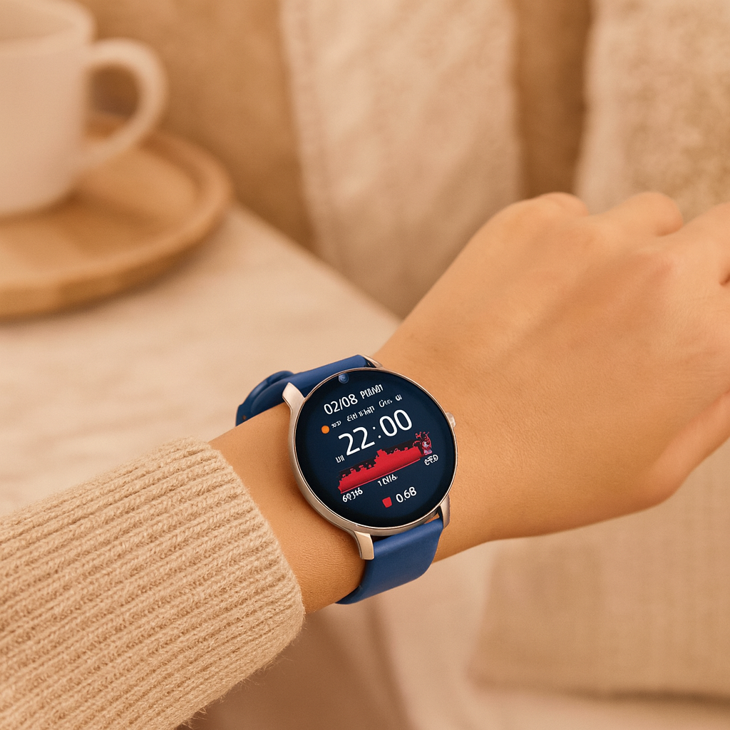 PulseSync | Cardio-Smartwatch mit Herzüberwachung, Anruf- und Nachrichtenbenachrichtigungen und ganztägigem Fitness-Tracking