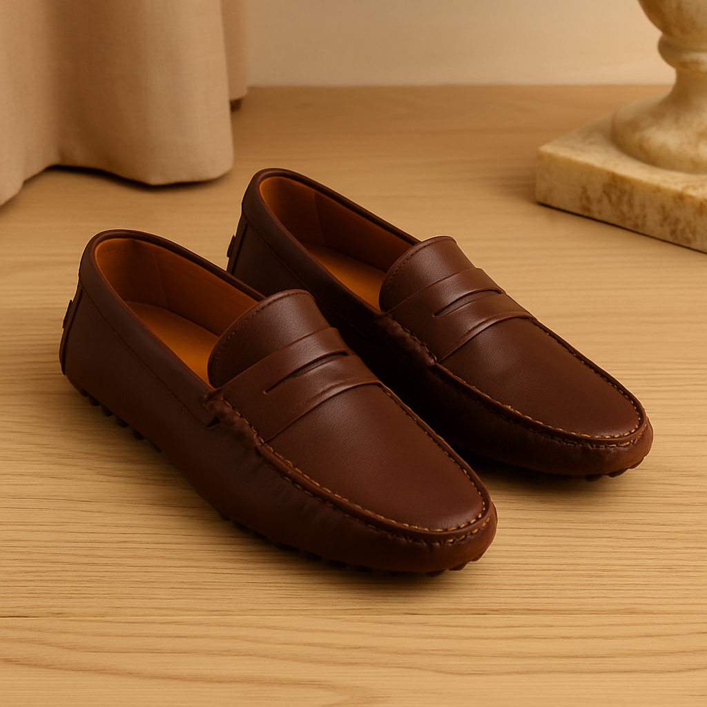 Ravaro | Herren-Loafer – Klassische Slipper zum Hineinschlüpfen